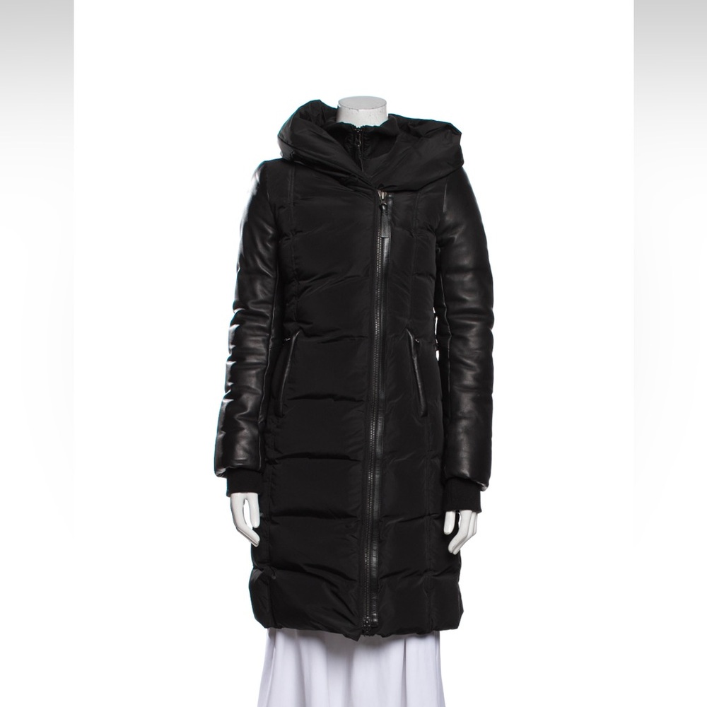 Mackage Leather Puffer Coat